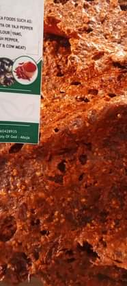 A picture of Yummy yummy this is not ur regular kilishi you see