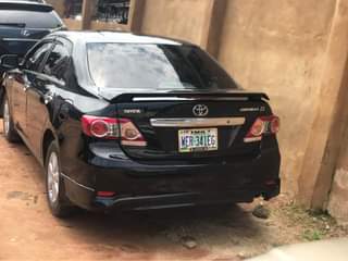 A picture of Toyota Corolla 2012 model Owerri imo state Nonny Autos deal