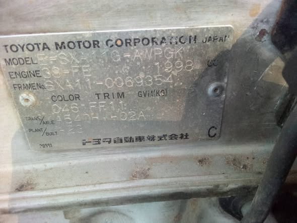 A picture of Toyota Rav4 Old Model mil 12 8