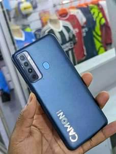 A picture of Camon 18i 128gb. 350k Infinix note 10 128gb.360k