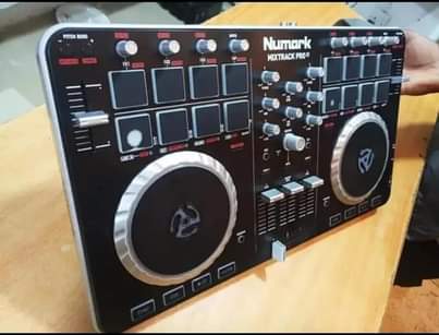 A picture of Dj equipment
