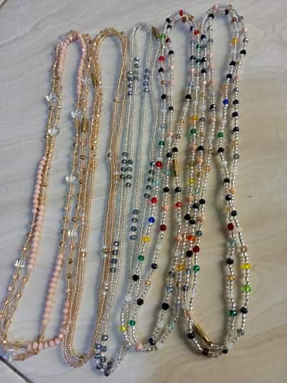 A picture of Waist beads Anklets and bracelets