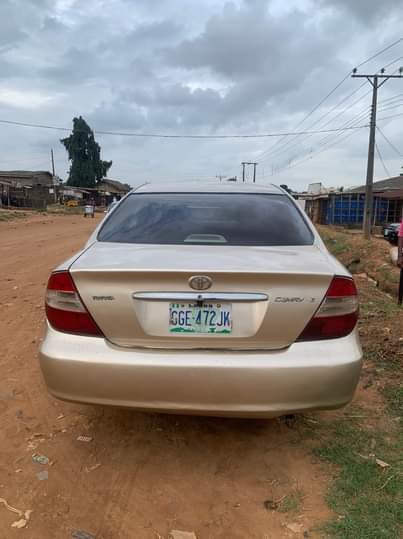 A picture of JUST IN Clean Nigerian Used Silver Toyota Camry 2003 Repainted