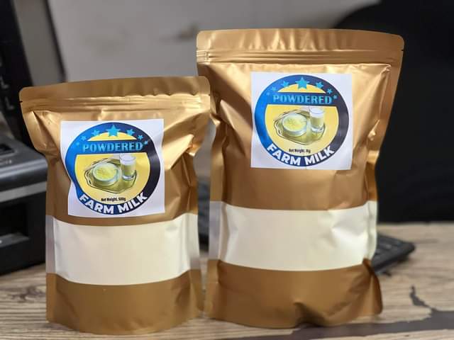A picture of milk still