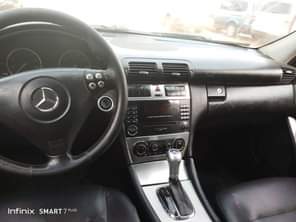 A picture of 2007 model Mercedes Benz c230 partly First body going for