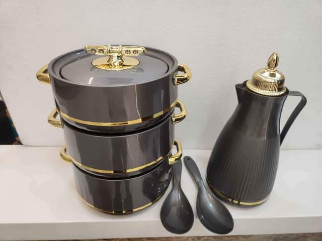 A picture of Set ya hotpot 4pc hazipoozi kabisa yoyote utapata Kwa 75