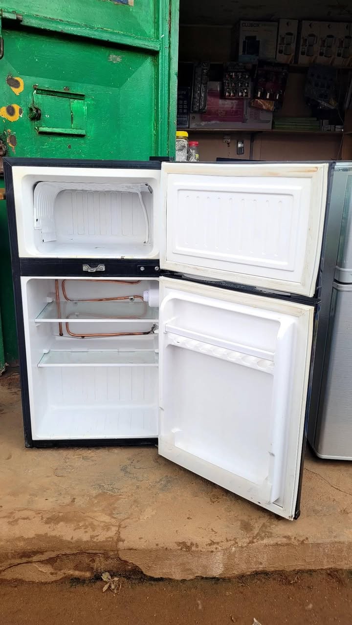 A picture of 130L capacity ADH double door fridge on sale