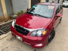 A picture of Fully pimped Tokunbo Toyota corolla Automatic Transmission fabric interior Alloy