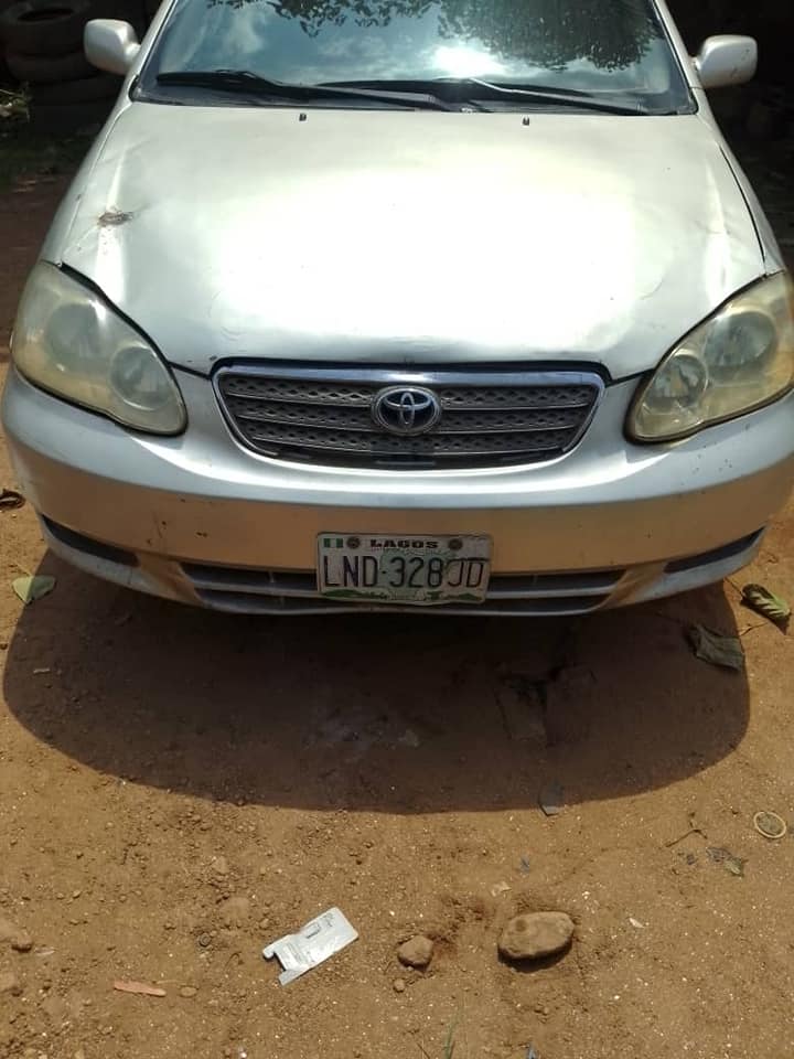 A picture of Toyota Corrola 2004 model for sale