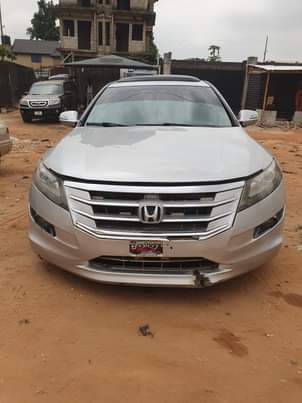 A picture of  Clean Nigerian Used Silver Honda Crosstaur Neatly Repainted on