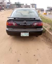 A picture of Registered Toyota Corolla 2001 model 1 9m Clean interior and