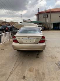 A picture of 2003 model Toyota Camry very clean and sharp as you