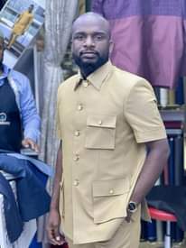 A picture of African men suits