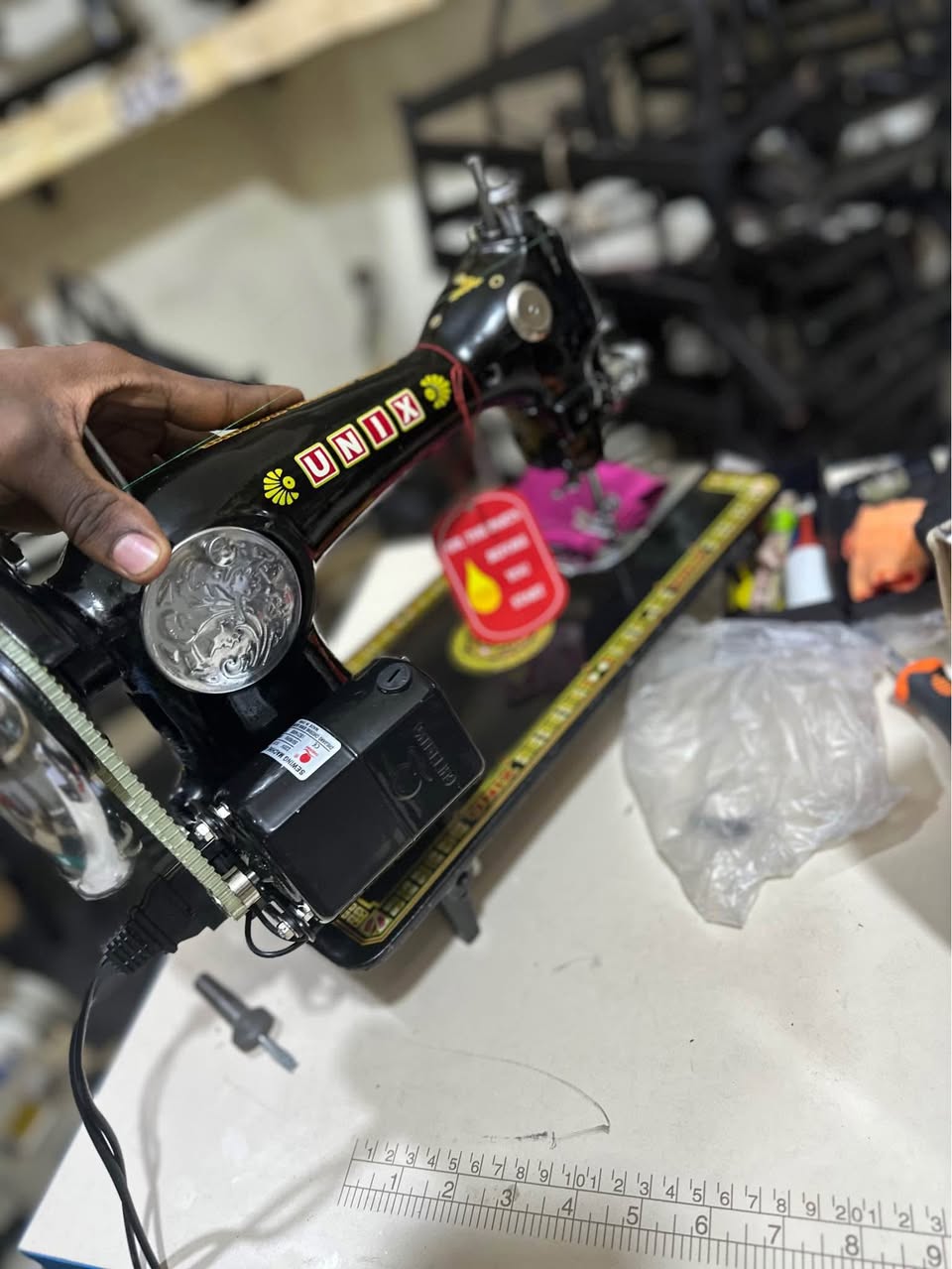 A picture of New sewing machines