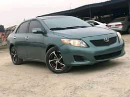 A picture of Fully pimped Tokunbo Toyota corolla Automatic Transmission fabric interior Alloy