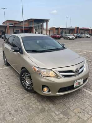 A picture of 2012 model Toyota Corolla LE 6 8 Million naira Anambra