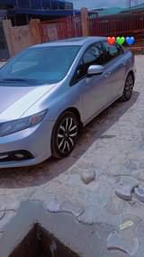 A picture of A year registered honda civic 2014 Baked from tokunbo First