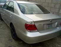 A picture of Toyota Camry 2004 Model Colour silver Condition Nigerian used flash