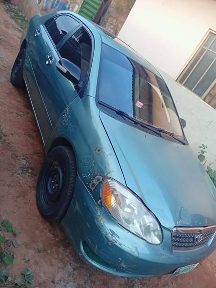 A picture of Corolla 06 with sound engine gear and chilling A C