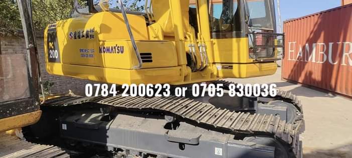 A picture of Komatsu newly imported excavator