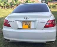 A picture of Toyota Mark X UBB White Moving and Still Intact Personal