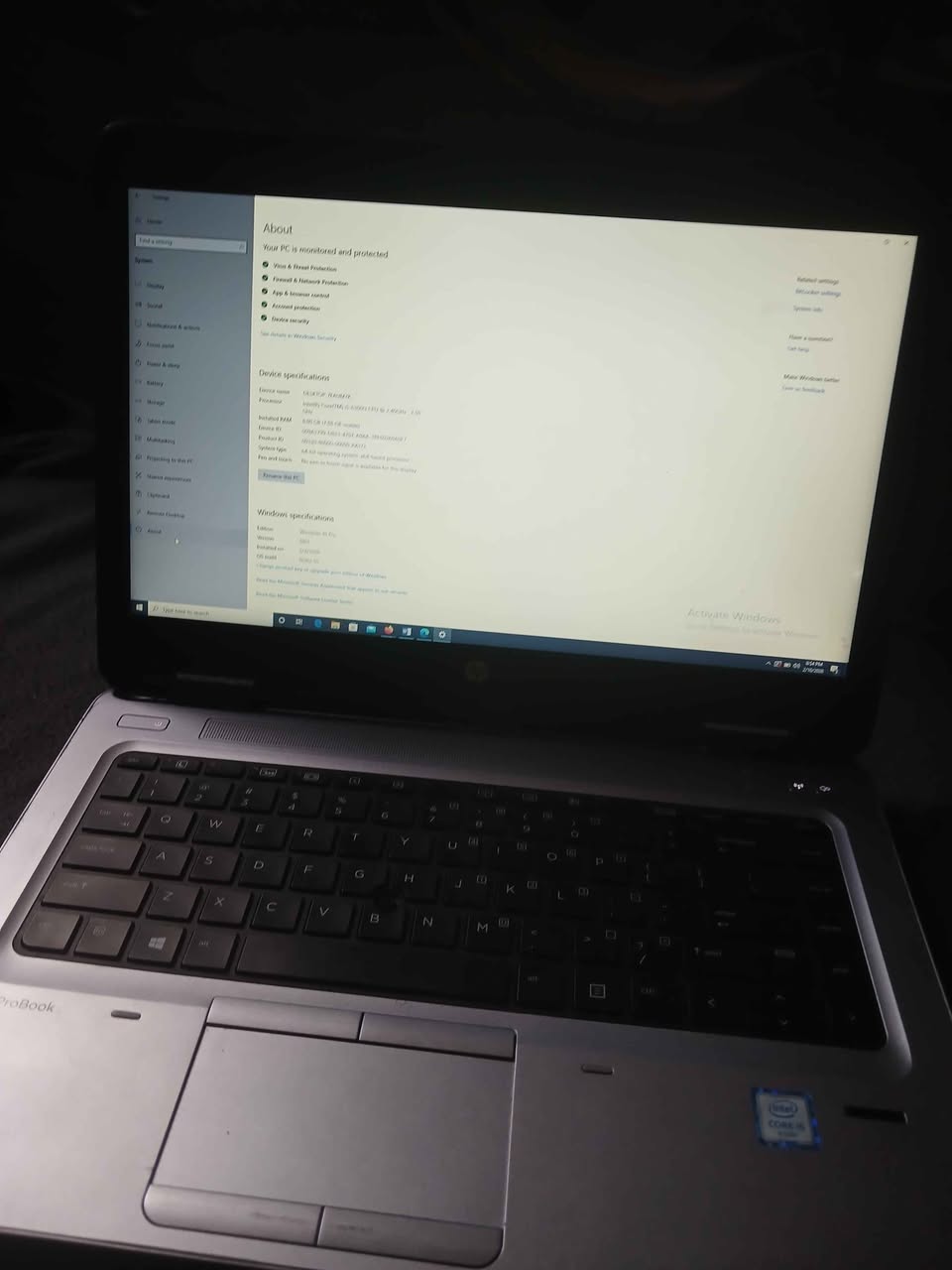 A picture of Laptop
