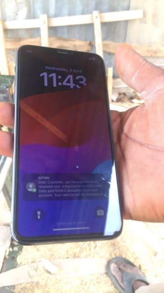 A picture of iPhone 11pro