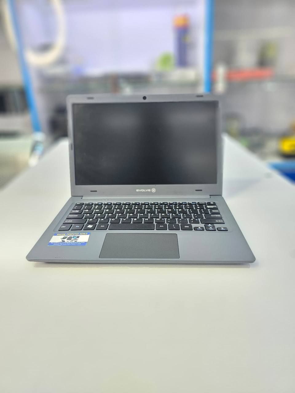 A picture of Evolve laptop