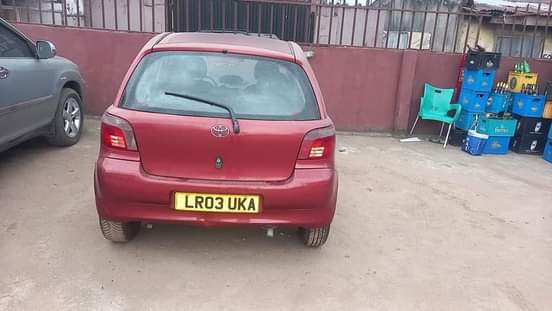 A picture of Toyota yaris 2003 2004 manual 3m First body tokunbo It