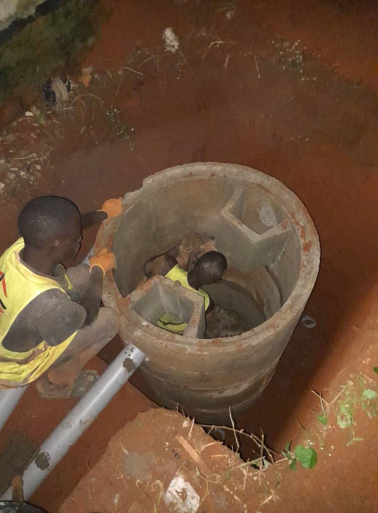 A picture of Biodigester septic toilet 1 5m plumbing services
