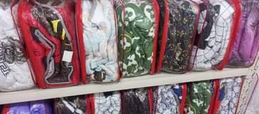 A picture of 12pc bed covers 4pc bedcovers available