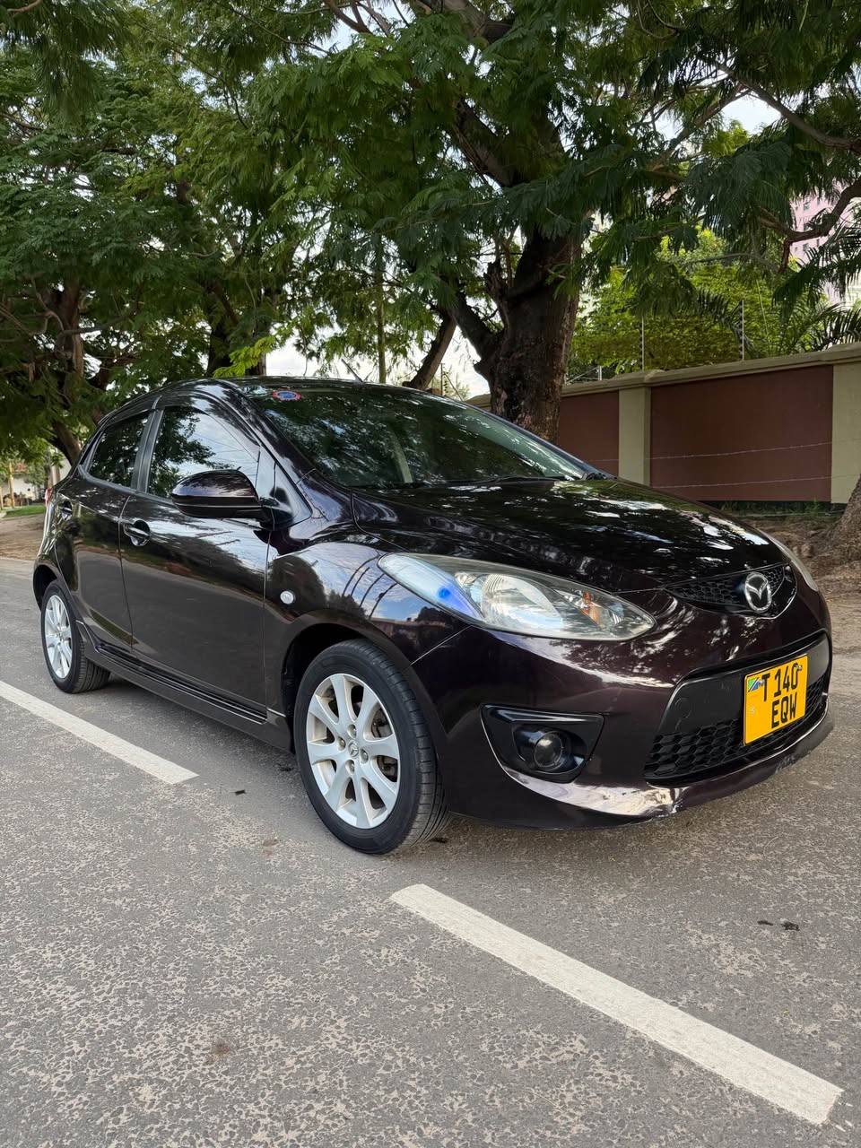 A picture of MAZDA DEMIO EQW PRICE 14 8M 0765242424 Call WhatsApp INSTAGRAM