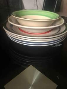 A picture of Pots and plates