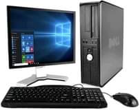 A picture of Desktop and monitor