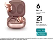 A picture of Samsung buds live