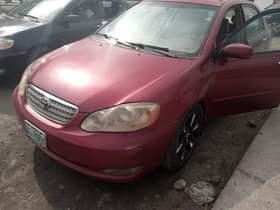 A picture of NEATLY USED 2007 MODEL TOYOTA COROLLA Raw Pure First body