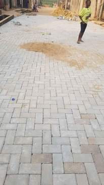 A picture of interlocking stone