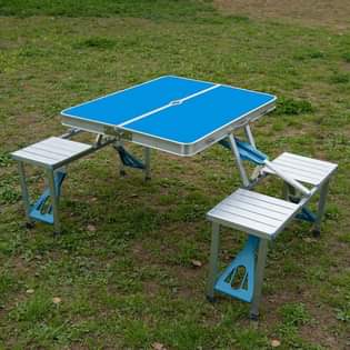 A picture of Four seat picnic tables available 290 000 0759594082
