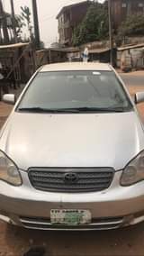 A picture of Toyota corolla