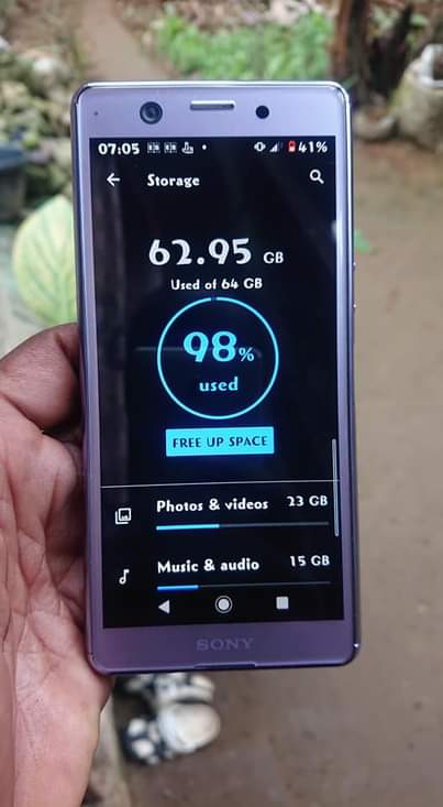 A picture of Sony xperia ace 0687567155