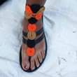A picture of Beaded sandals on sale
