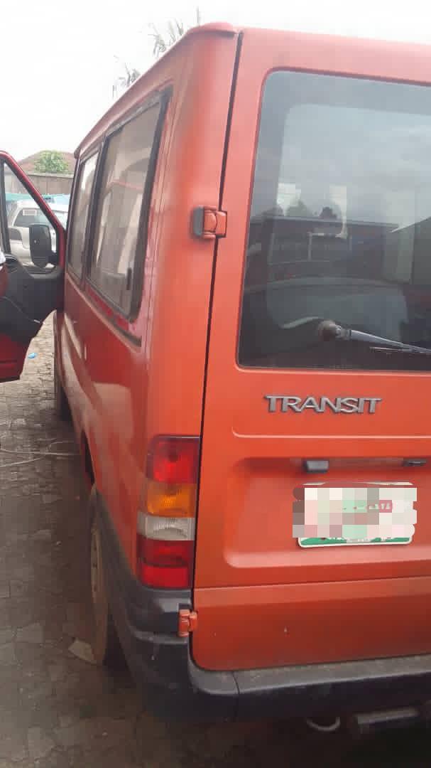 A picture of Sharp ford transit bus