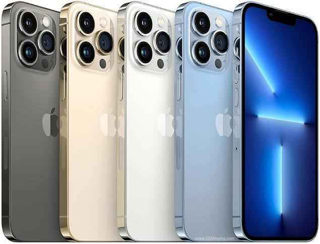A picture of iPhone 13 pro max...128gb 785 000naira 