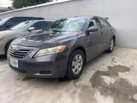 A picture of Toyota camry registered