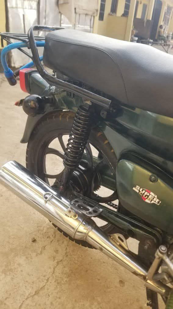 A picture of Honda cub modified