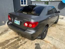 A picture of Toks standard 2007 Corolla available for inspection Price 4 750m
