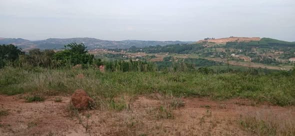 A picture of Mpigi town Hill view plot