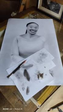 A picture of Hand drawn art works at negotiable prices
