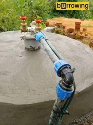 A picture of Borehole or pressure pump well