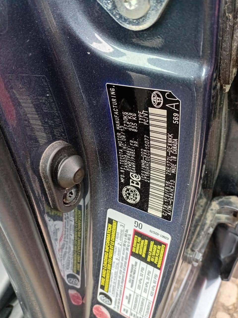 A picture of 2016 Toyota Corolla corolla
